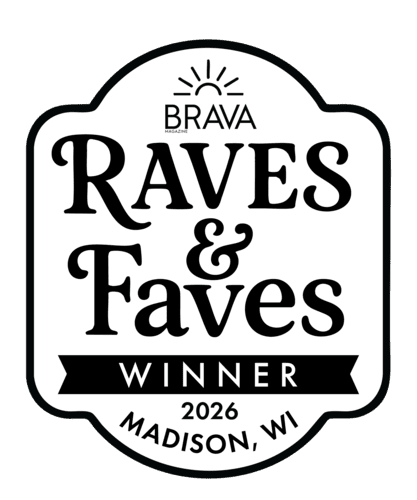 University of WI logo followed by the text "Proud Sponsor of Wisconsin Athletics"