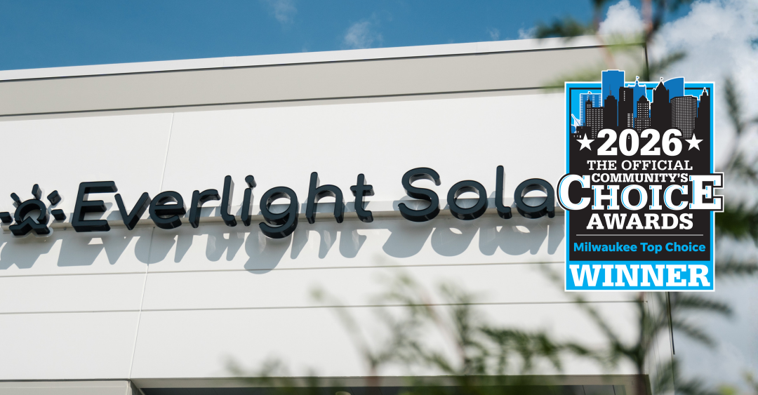 Everlight Solar Named Milwaukee’s Top Choice Winner in the Solar Services Company Category for 2026